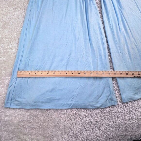 Torrid High Rise Smocked Pull On Wide Leg Pants Blue 1X NEW - Picture 11 of 13